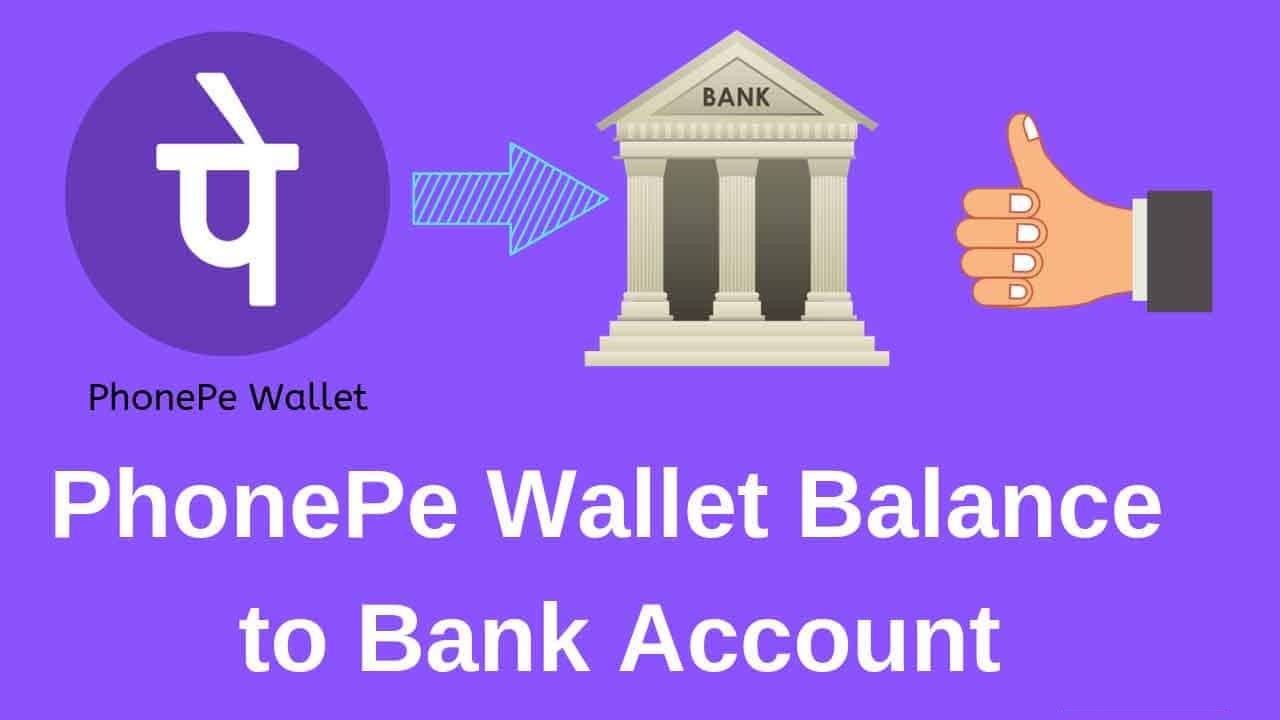 How to Transfer PhonePe Wallet Money to Bank Account